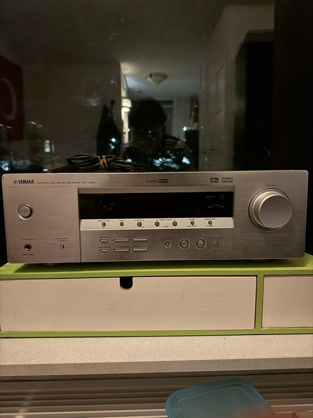 Yamaha RX-V359 natural sound AV receiver, Ophalen of Verzenden, Gebruikt, 60 tot 120 watt, Yamaha