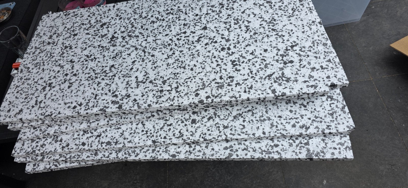 6 stuks Polystyreen isolatieplaat EPS 60 Rw 0,5 100 x 50 x 2, Nieuw, Minder dan 5 m², Muurisolatie, Piepschuim (Tempex)