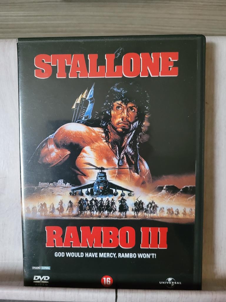RAMBO 3 (1988) Silvester Stallone – Dvd, Vanaf 16 jaar, Ophalen of Verzenden, Zo goed als nieuw, Actie