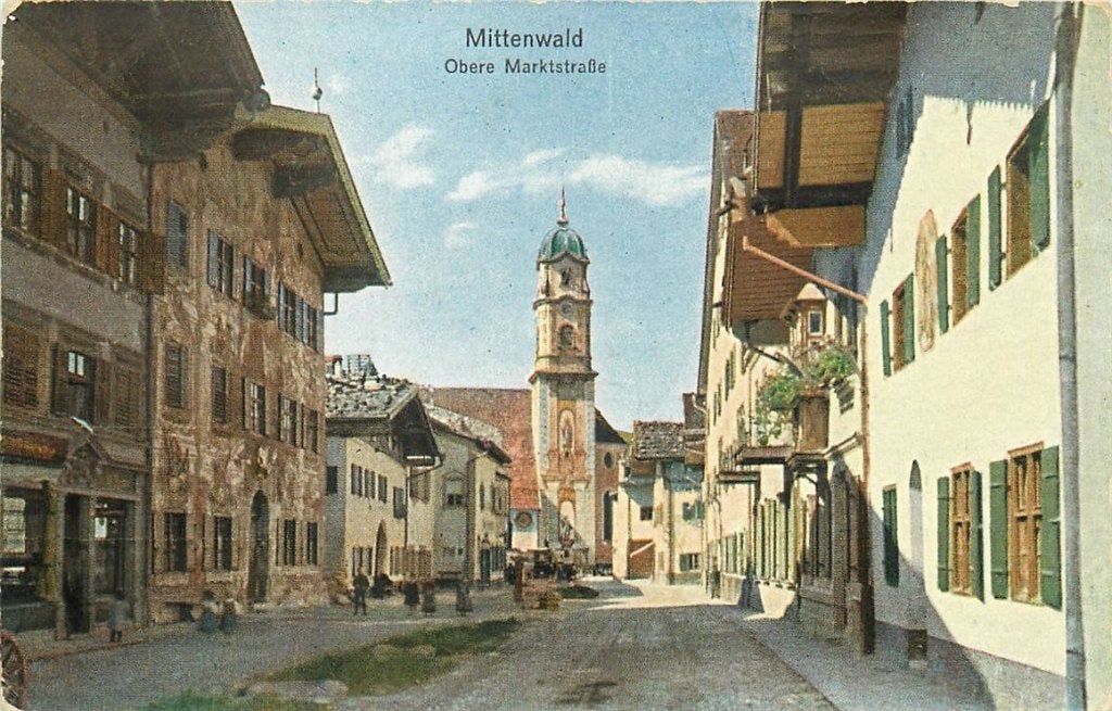 379-044-017 Mittenwald Oberwald, Ophalen of Verzenden, Voor 1920, Duitsland