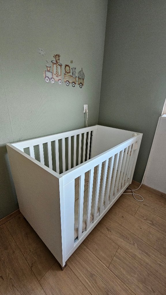 Ledikant 60 x 120 TWF Bergen, Ophalen, Zo goed als nieuw, Ledikant