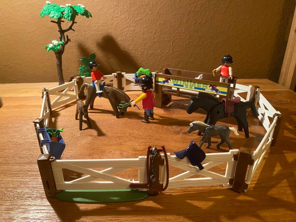Paarden weide playmobil, Ophalen of Verzenden, Gebruikt