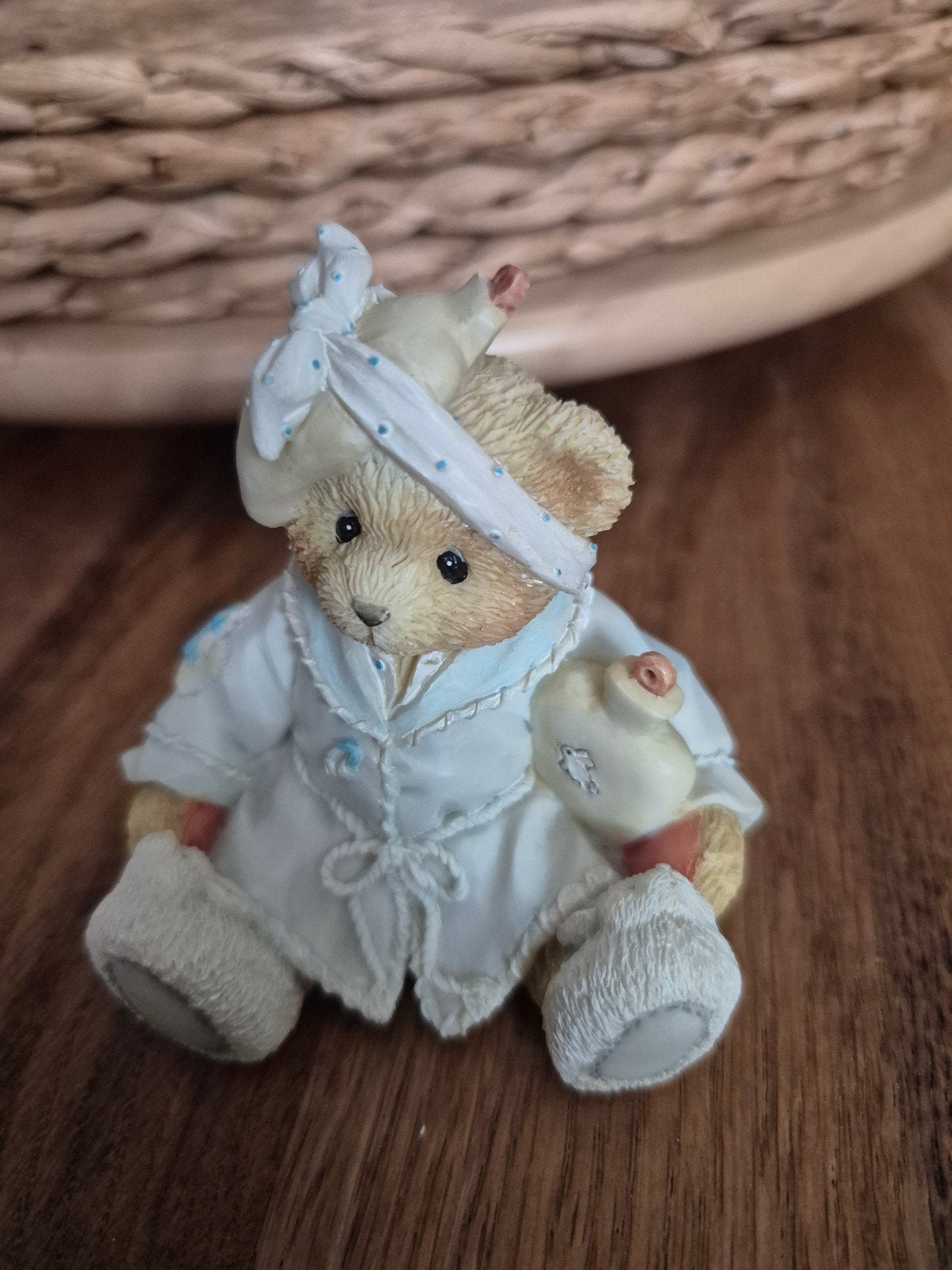 Cherished Teddies Beeldje: 'Kiss The Hurt And Make It Well', Ophalen, Zo goed als nieuw, Beeldje, Cherished Teddies