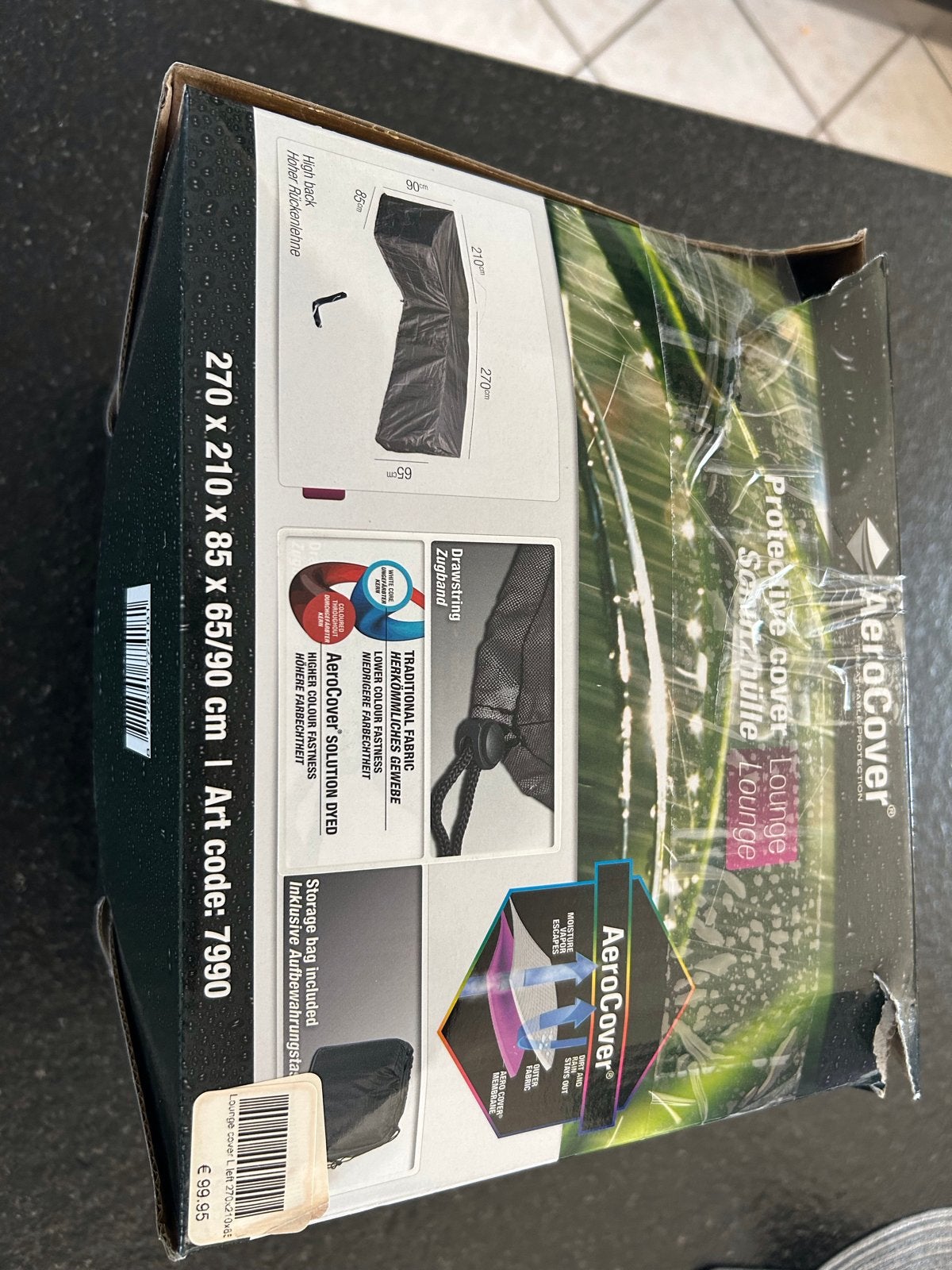AeroCover Lounge Beschermhoes 270x210x85/65/90 cm, Ophalen, Zo goed als nieuw