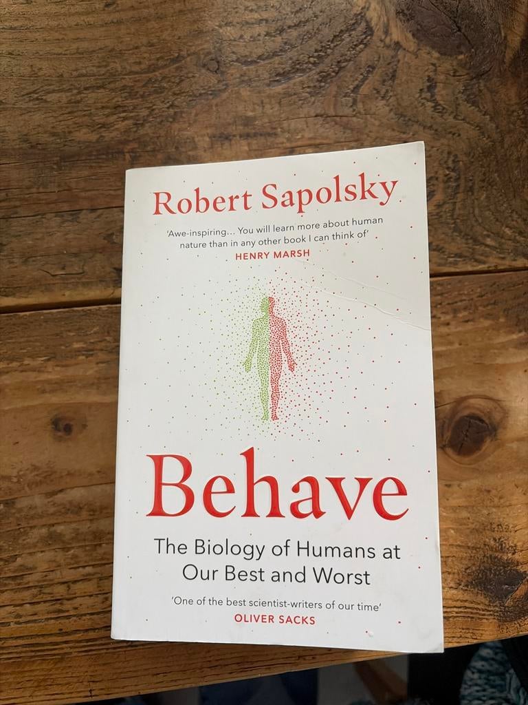 Behave robert sapolsky, Boeken, Psychologie, Gelezen, Overige onderwerpen, Ophalen of Verzenden