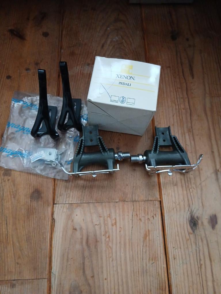 Campagnolo pedalen xenon met Toeclips, Ophalen of Verzenden, Nieuw