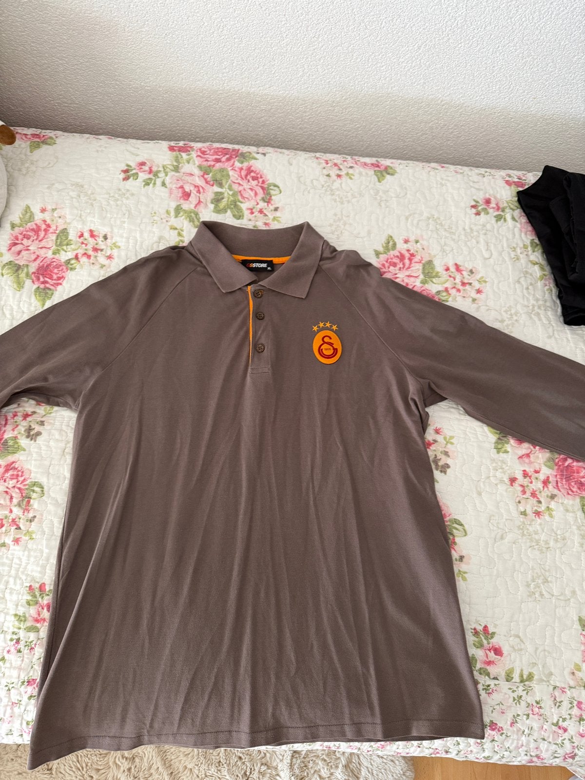 Galatasaray polo lange mouw mannen XL, Ophalen of Verzenden, Zo goed als nieuw, Maat 56/58 (XL), Beige