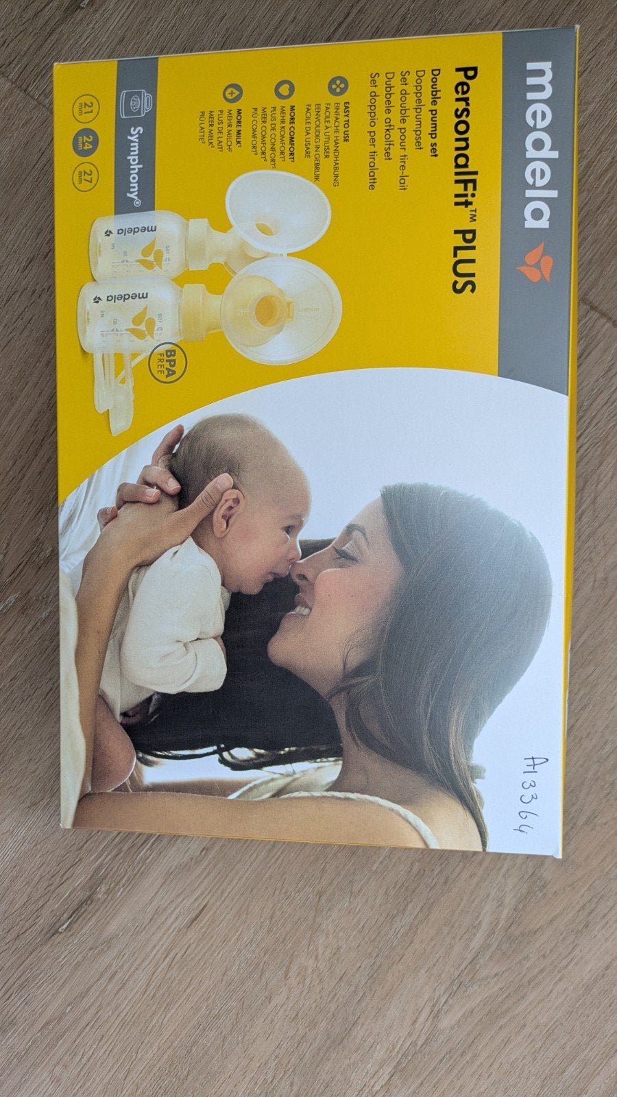 Medela kolfset Symphony. Één defect., Ophalen, Gebruikt