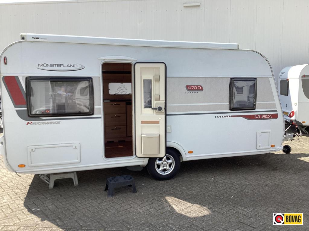 LMC Musica 470 D mover / luifel, Caravans en Kamperen, Caravans, Bedrijf, tot en met 4, Rondzit, LMC en Münsterland, Frans bed
