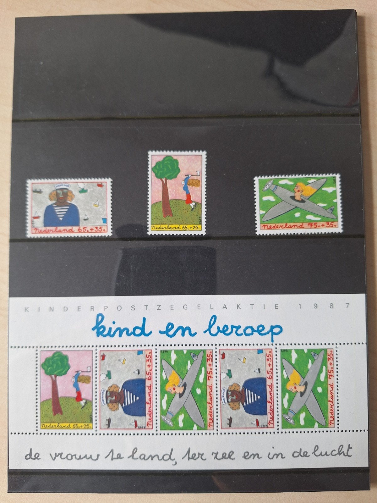 Kinderpostzegels - Kind & beroep - 1987, Postzegels en Munten, Postzegels | Nederland, Ophalen of Verzenden, Na 1940, Postfris