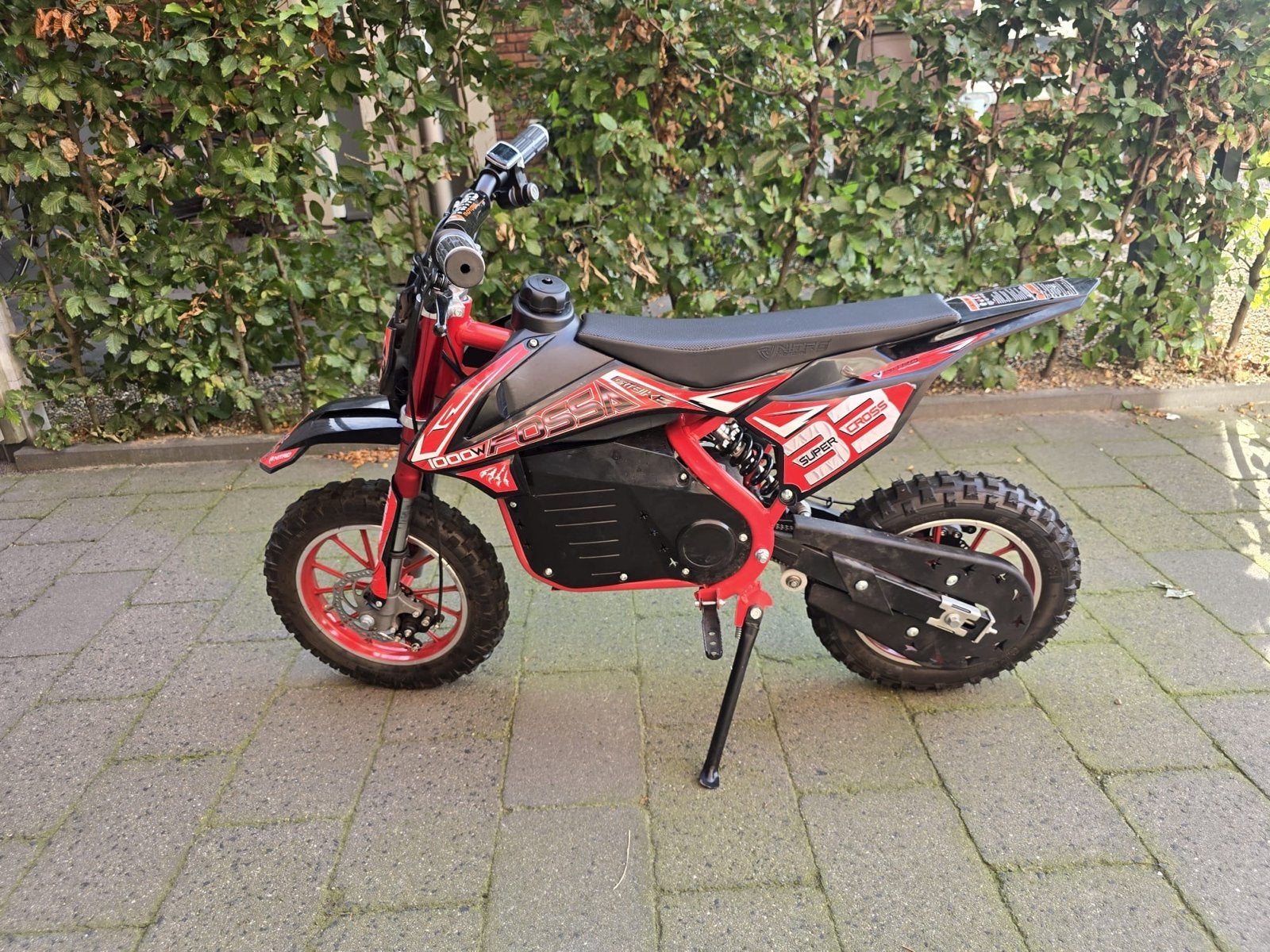 Mini cross motot Nitro Motor 1000W 36V Dirtbike, Fietsen en Brommers, Ophalen of Verzenden, Zo goed als nieuw, Schijfrem, Dirtbike