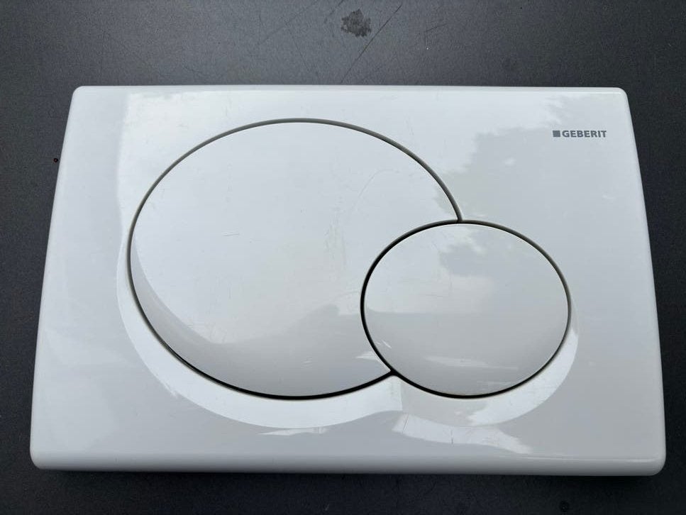 Geberit Sigma 20 Dual Flush Plaat Wit bedieningspaneel, Ophalen of Verzenden, Zo goed als nieuw, Toilet