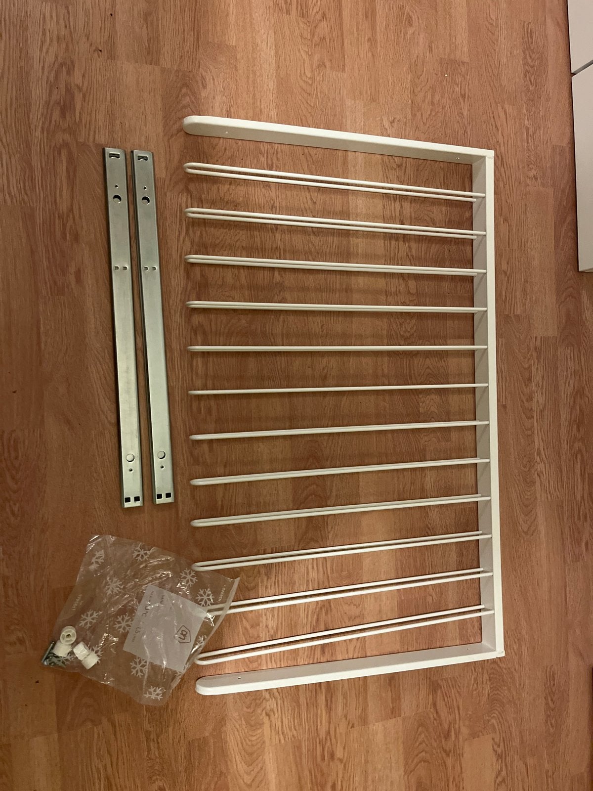 IKEA uitschuifbaar broekrek voor PAX kast, Ophalen, 50 tot 100 cm, Zo goed als nieuw, Minder dan 100 cm