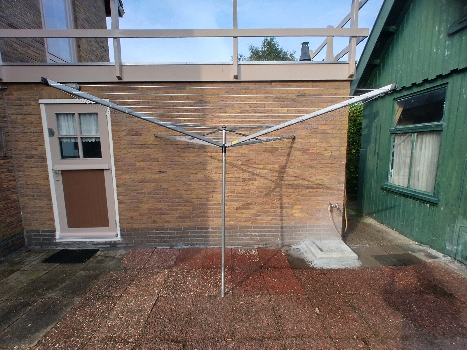 Brabantia droogmolen, 50m waslijn, Ophalen, Gebruikt, Droogmolen