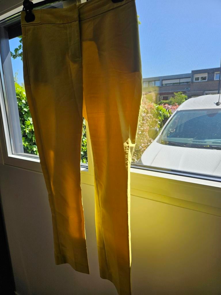 H&M Gele Broek Maat 36, H&M, Geel, Ophalen of Verzenden, Zo goed als nieuw