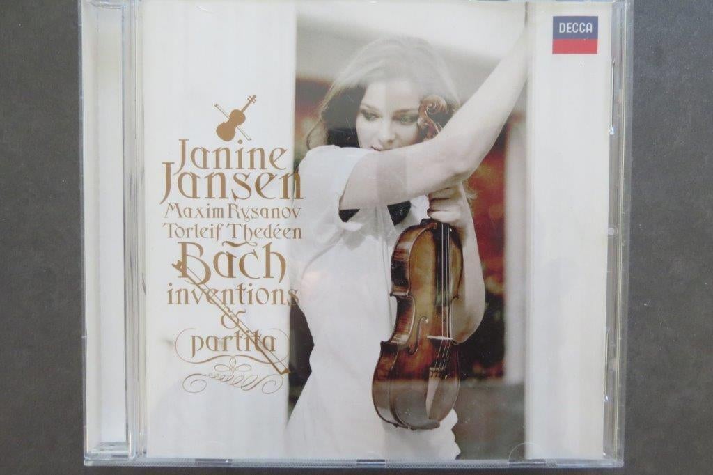 Cd viool: Janine Jansen, Bach inventions en partita, Cd's en Dvd's, Ophalen of Verzenden, Classicisme, Zo goed als nieuw, Kamermuziek