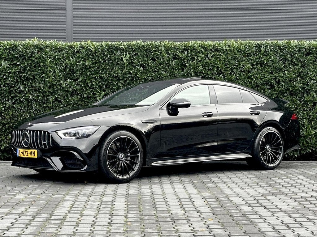 Mercedes AMG GT 4-Door Coupe AMG 43 4MATIC+, PANO, BURMESTER, Auto's, Mercedes-Benz, Automaat, 1940 kg, Gebruikt, Zwart
