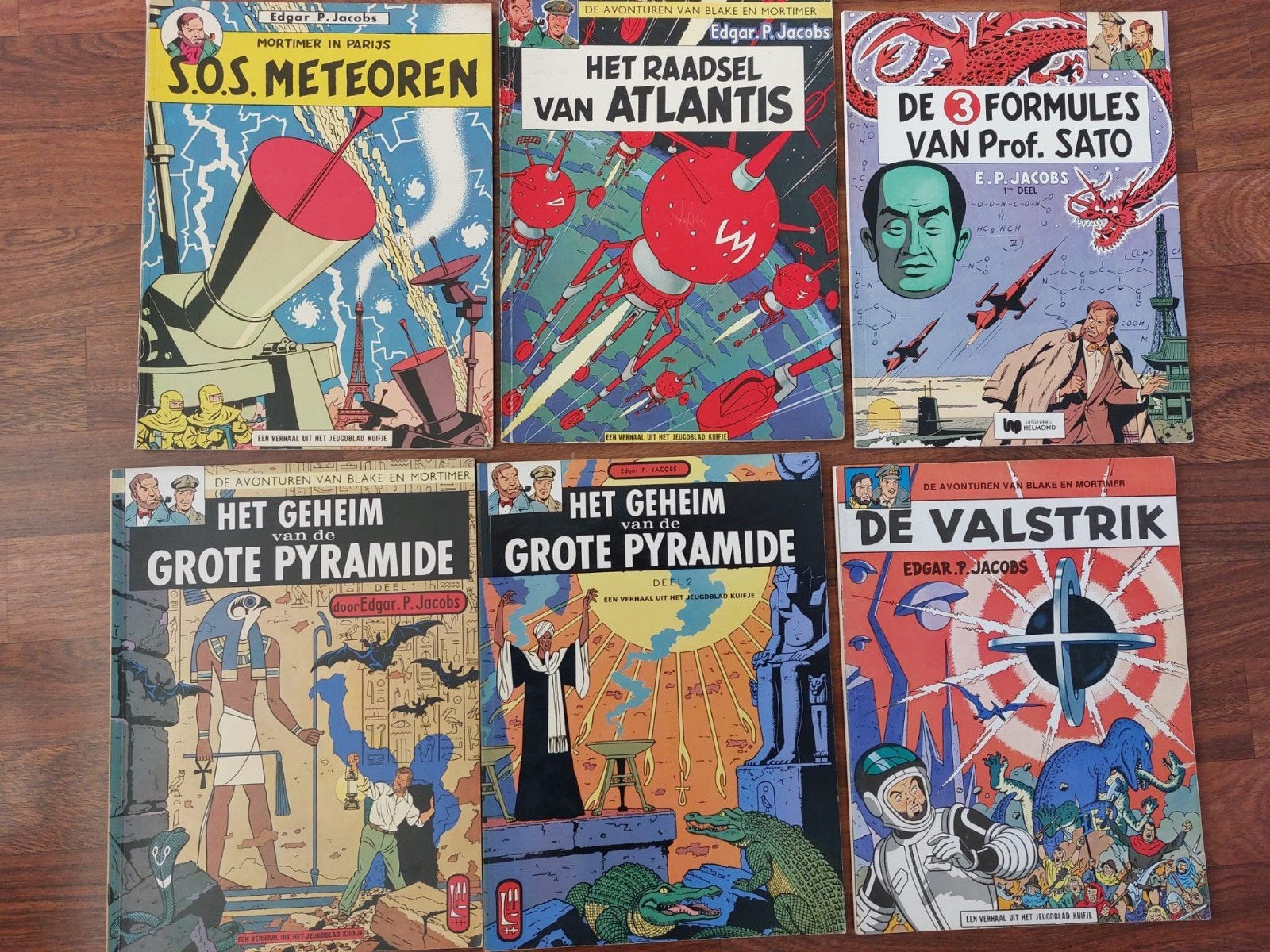 De avonturen van Blake en Mortimer strips, Meerdere stripboeken, Ophalen