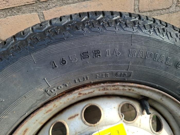 Velg + Band van een Alfa Romeo Giulia, Gebruikt, -, Verzenden, -