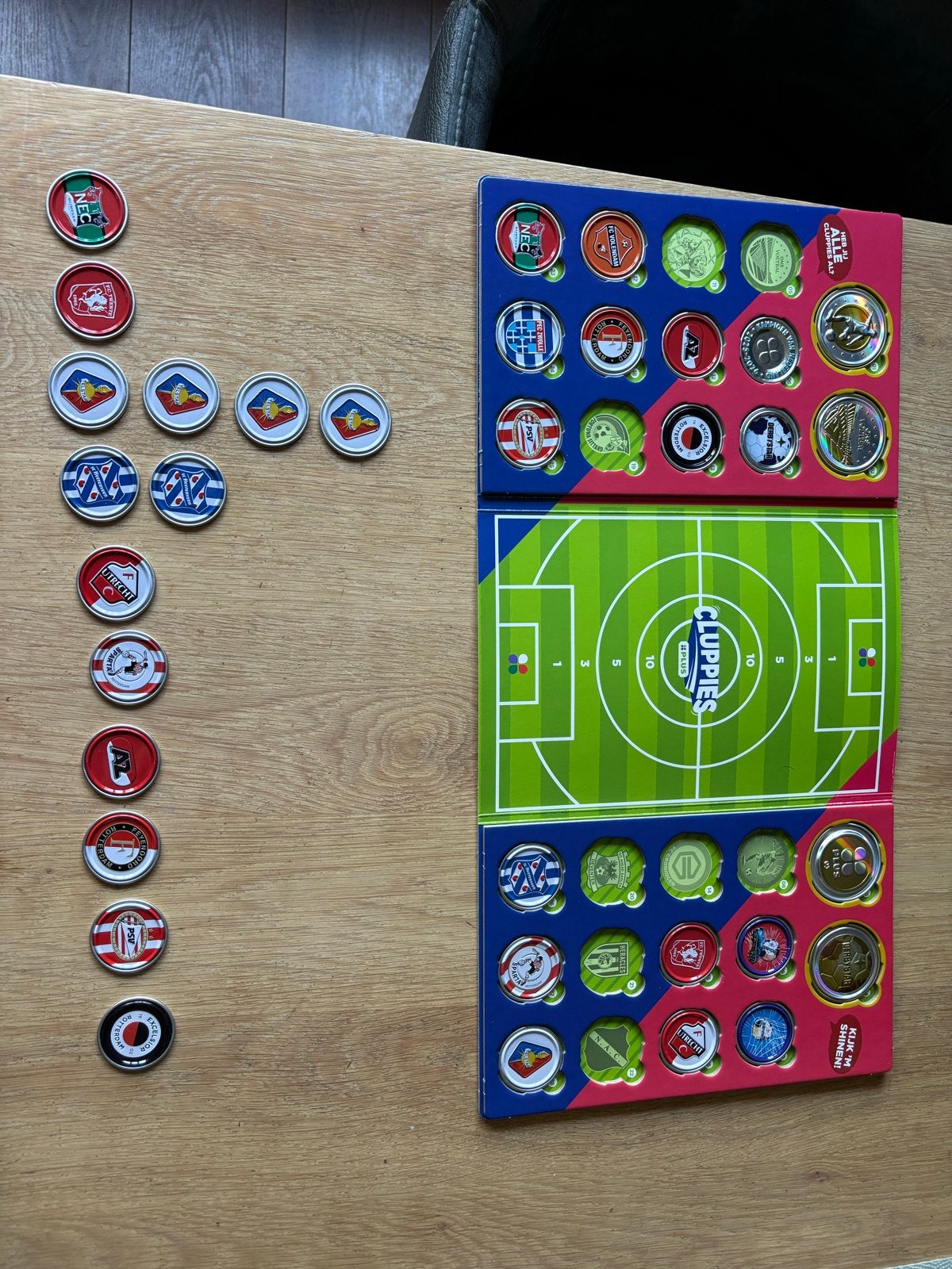 Cluppies voetbalmunten en verzamelboek, Ophalen of Verzenden, Nieuw, Overige binnenlandse clubs, Overige typen
