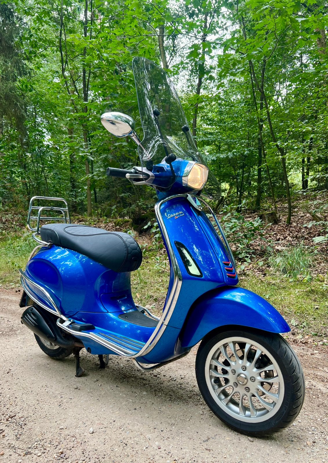 Vespa Sprint 2016 | 50cc | 4T 2V | Blue Gaiola | LED | Brom!, Ophalen, Gebruikt, Overige modellen, Maximaal 45 km/u
