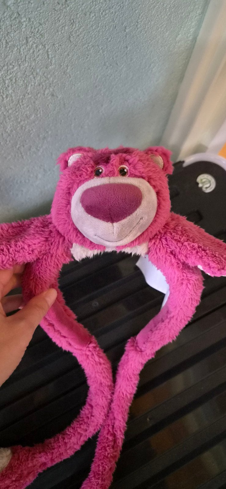 Disney Lotso Knuffel haarband - Ruikt naar aardbeien!, Disney, Disney, Beer, Ophalen of Verzenden