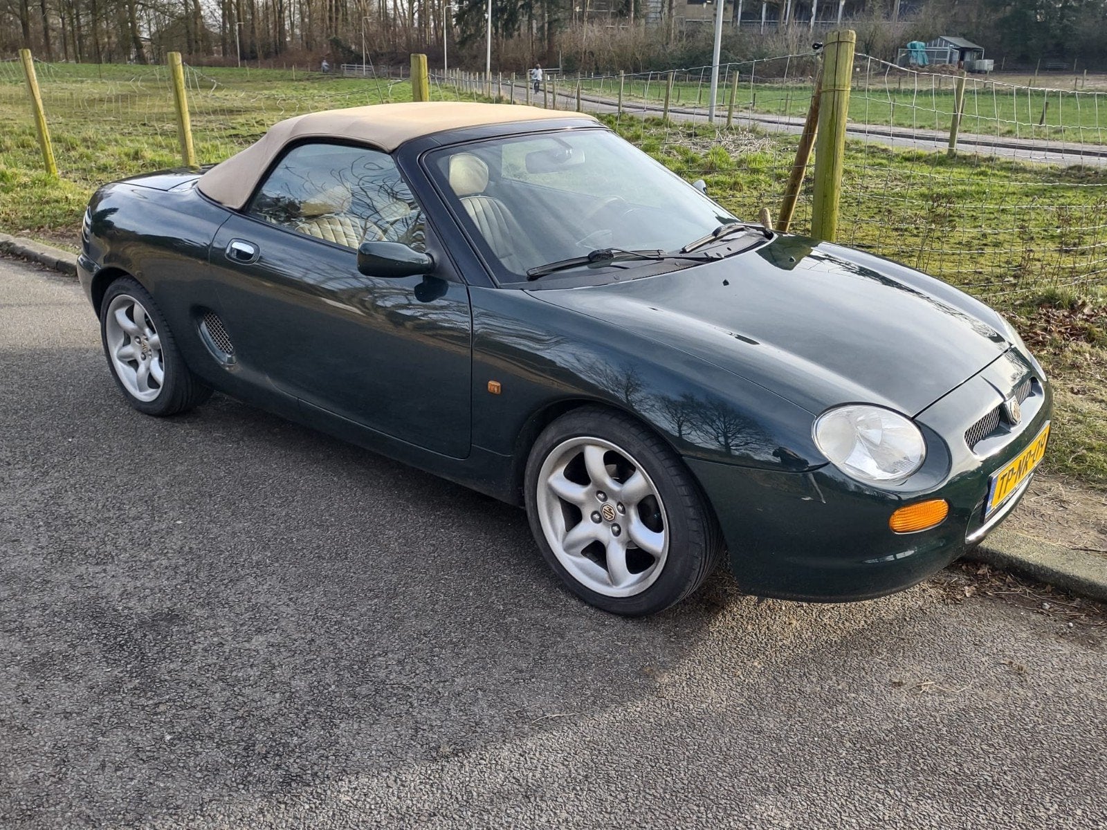 MGF Abingdon Limited Edition | Origineel NL | Nieuwe APK, Auto's, Achterwielaandrijving, Beige, Cabriolet, 1796 cc