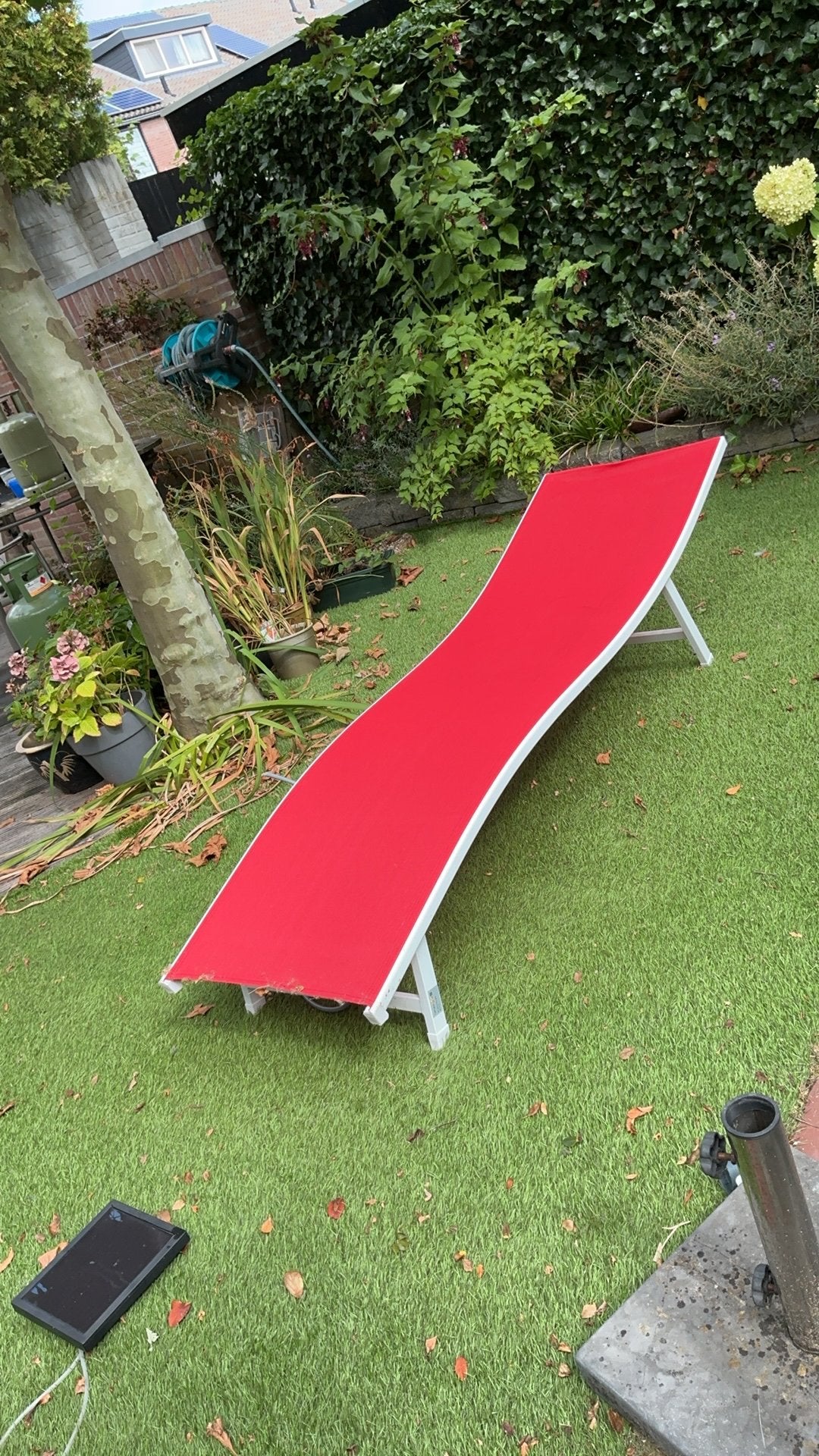 ligbed op te halen voor een reep witte chocolade, Tuin en Terras, Ophalen, Zo goed als nieuw, Textileen