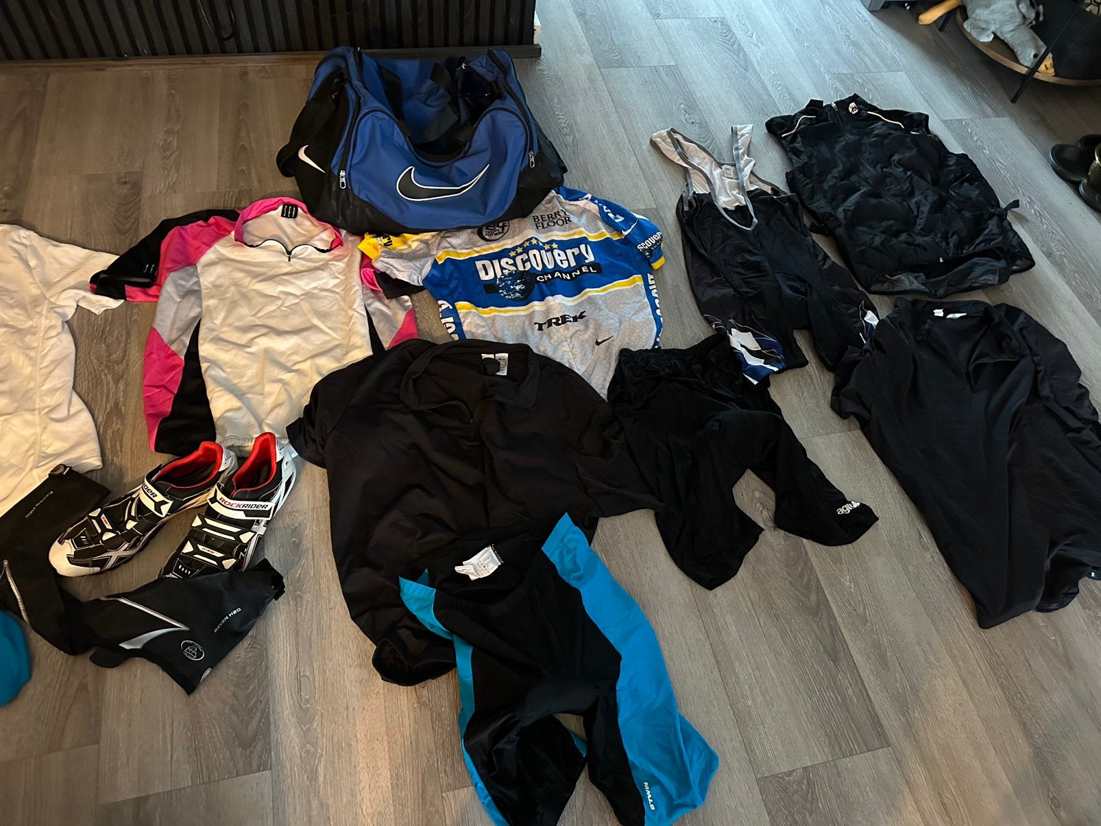 Pakket wielrenkleding als nieuw mt xxl, Ophalen of Verzenden, Zo goed als nieuw, Kleding