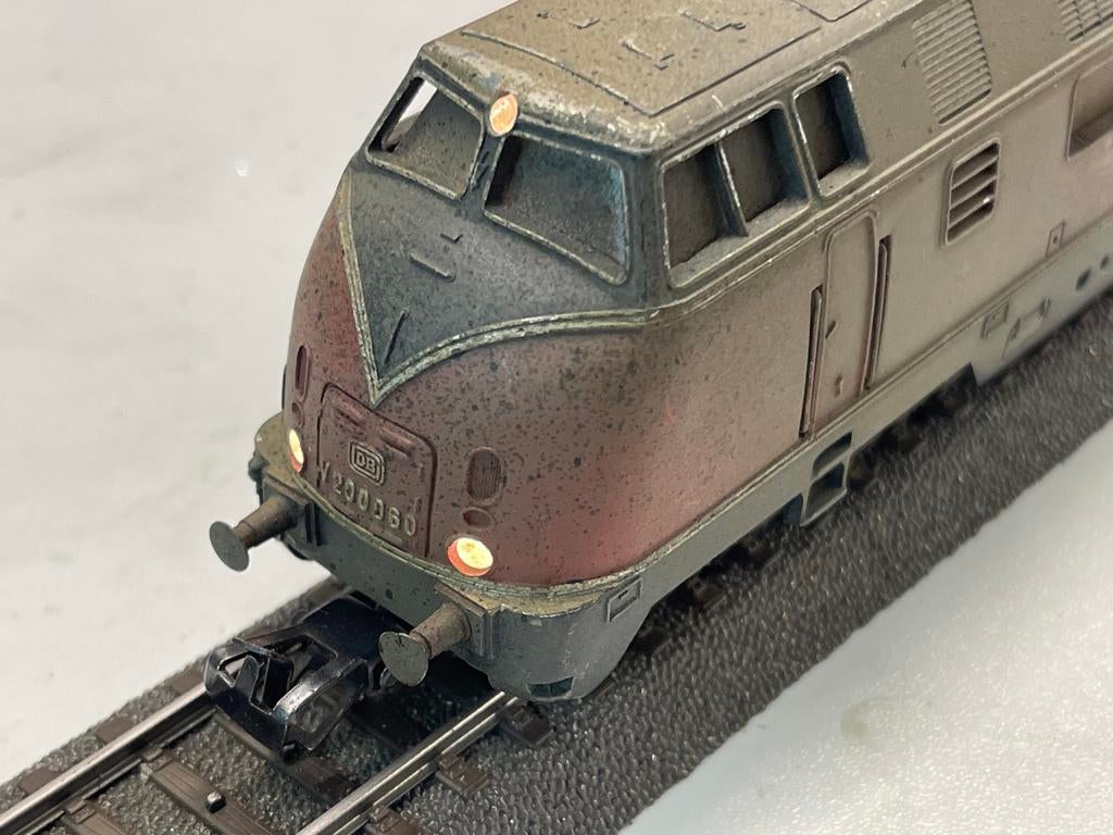** GEWEATHERD ** Märklin 3021 ** PANIERT **, Wisselstroom, Gebruikt, Locomotief, Ophalen of Verzenden