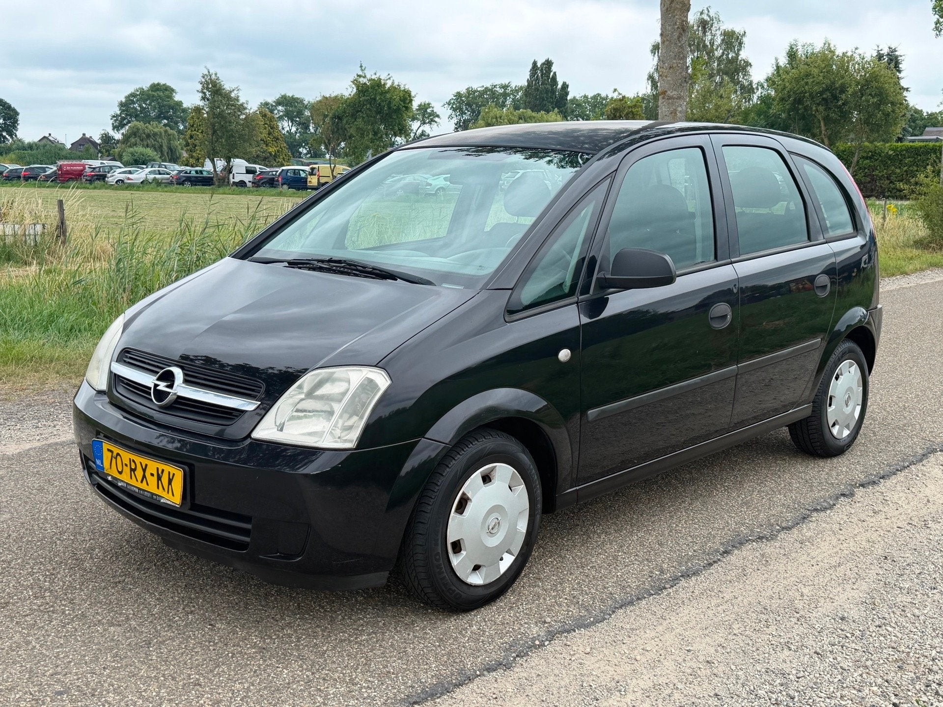 Opel Meriva 1.4-16V Essentia APK 08-2027 Airco NAP, Voorwielaandrijving, Stof, Gebruikt, Zwart