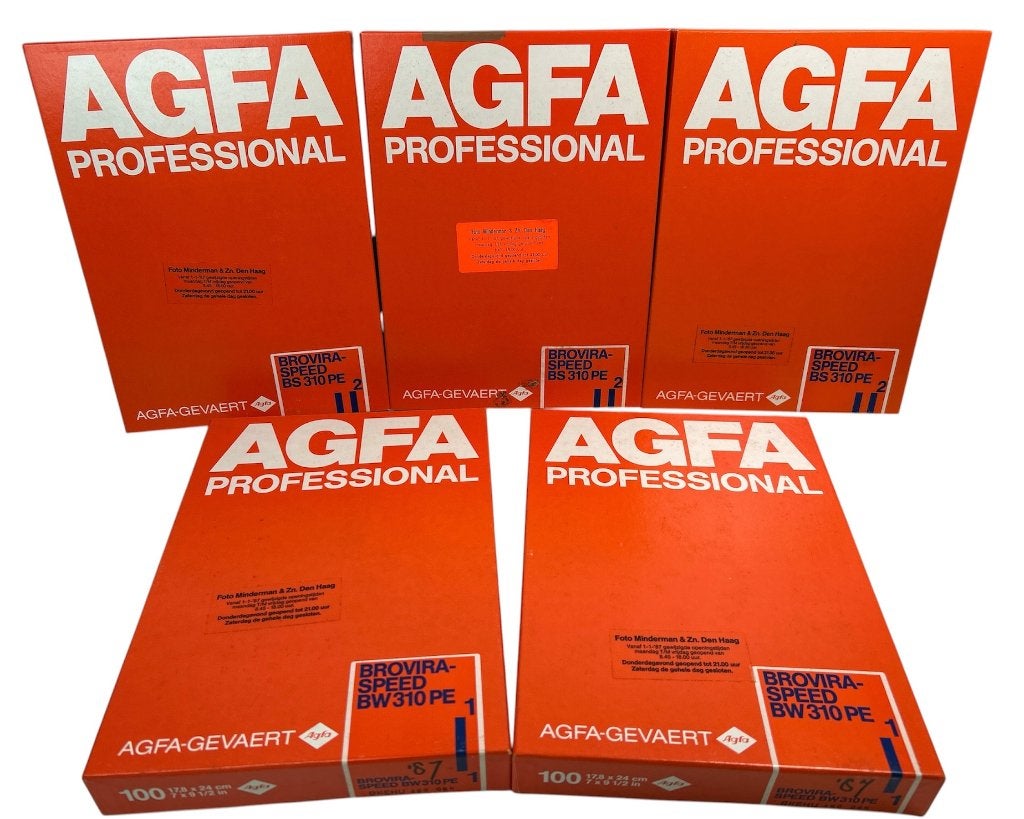 Partij Agfa Brovira Speed z/w Fotopapier - Kavel 2 (500 vel), Agfa, Ophalen of Verzenden, Zo goed als nieuw, Fotopapier