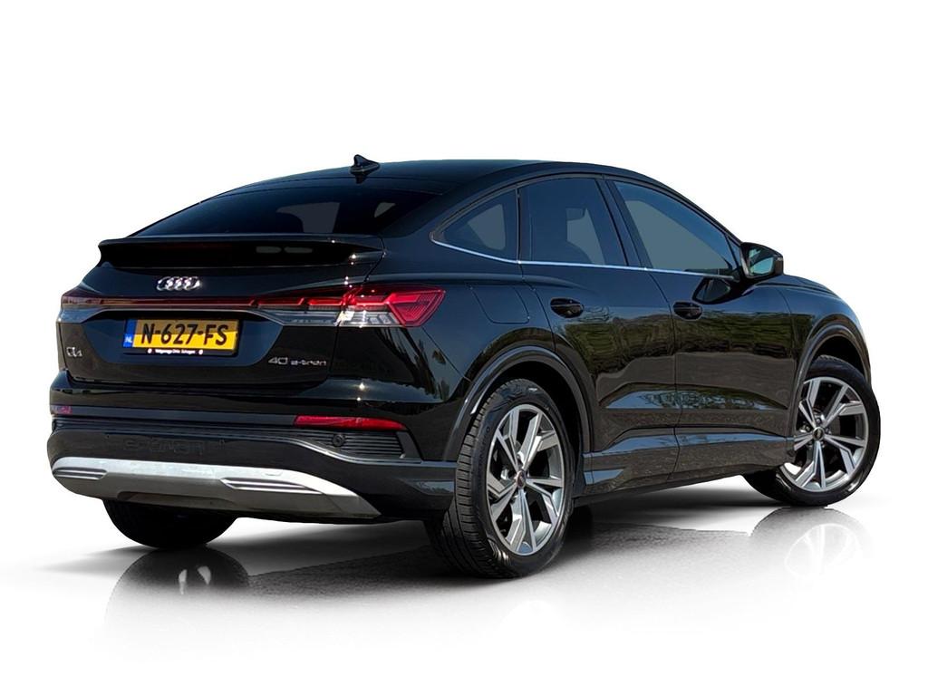 Audi Q4 Sportback e-tron 40 Launch Advanced 77 kWh ✅ Warmt, Automaat, Gebruikt, Zwart, 2020 kg