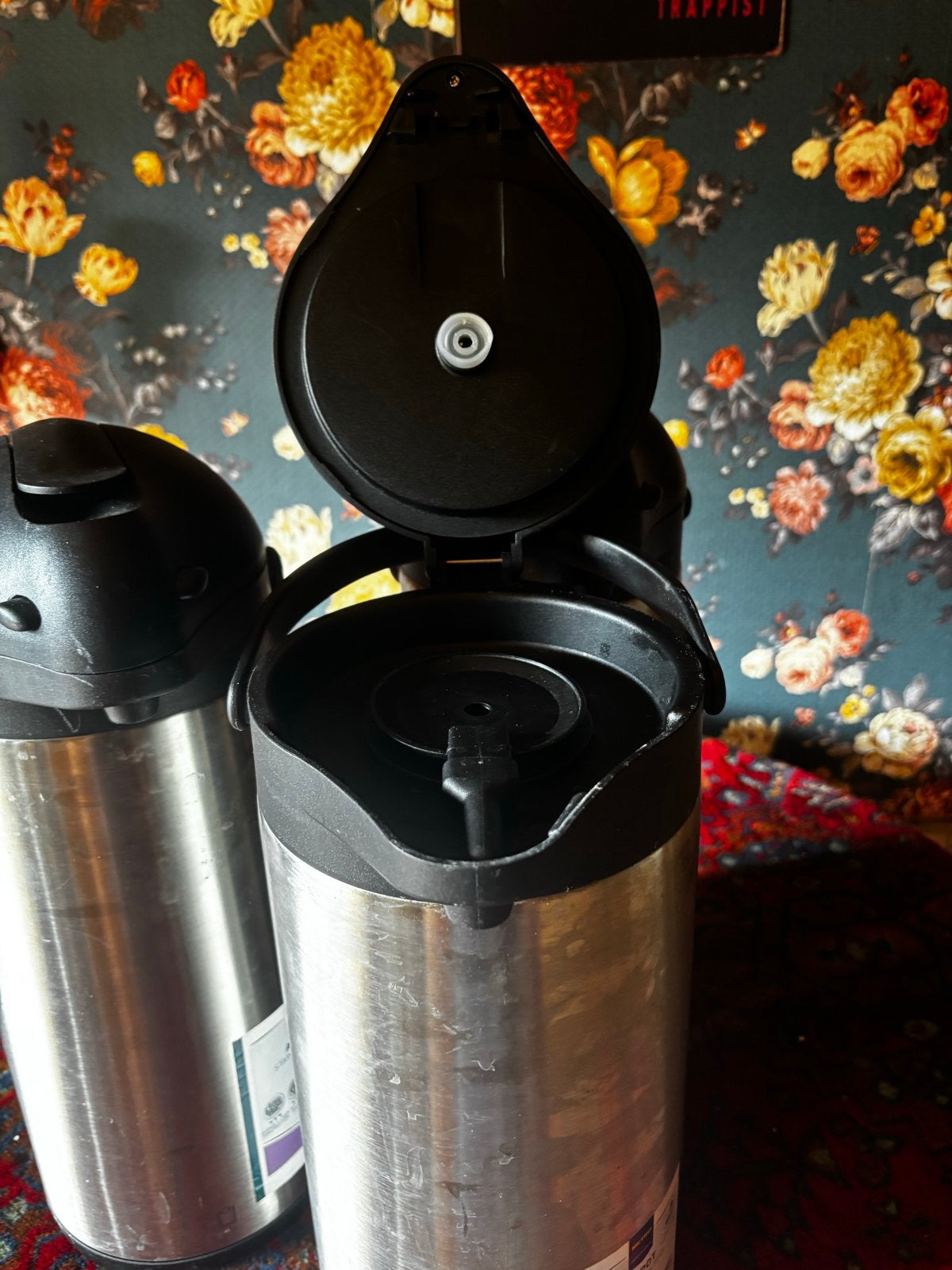 Metro Professional Airpot RVS Thermoskan 5 Liter, Zilver, Ophalen of Verzenden, Metaal, Overige merken