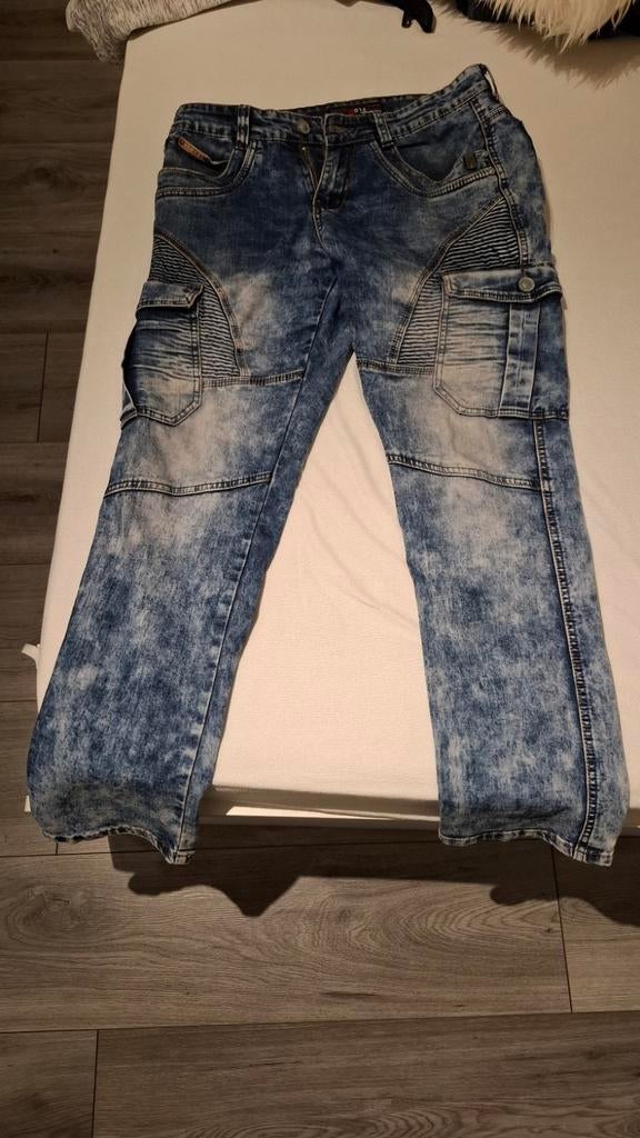 Stoere blauwe jeans, zo goed als nieuw, Blauw, Overige jeansmaten, Ophalen of Verzenden, Zo goed als nieuw