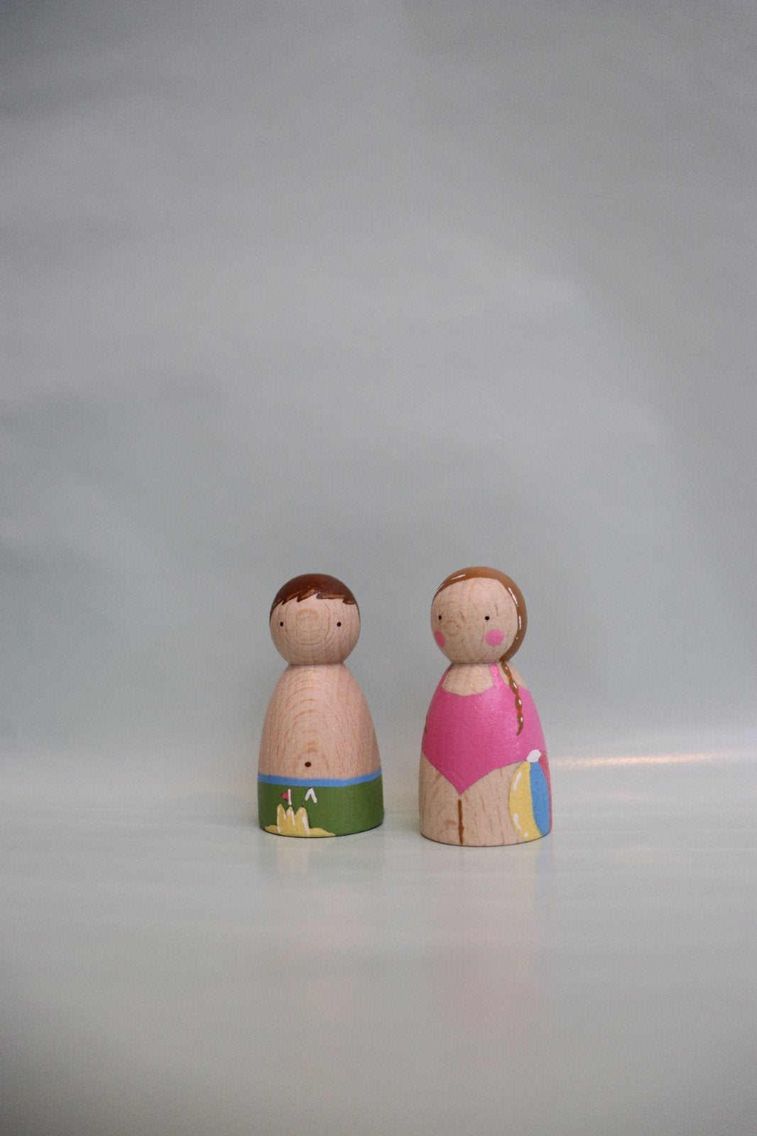 Zomer peg doll seizoenstafel poppenhuis, Ophalen of Verzenden, Nieuw