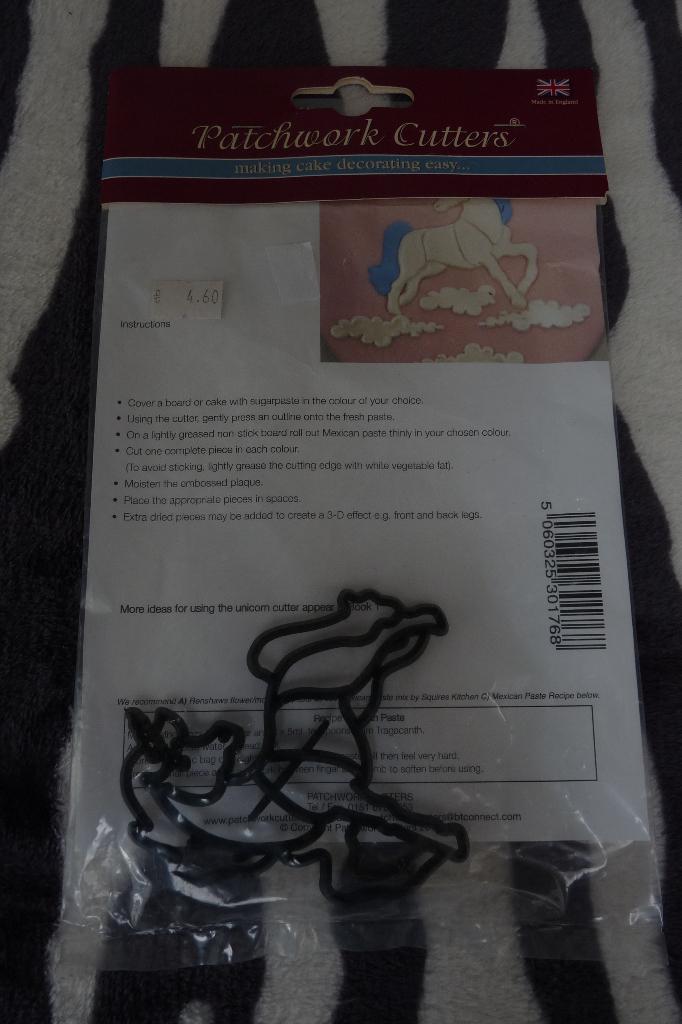 nieuw patchwork cutter Unicorn, Ophalen of Verzenden, Nieuw, Taarten, Overige typen