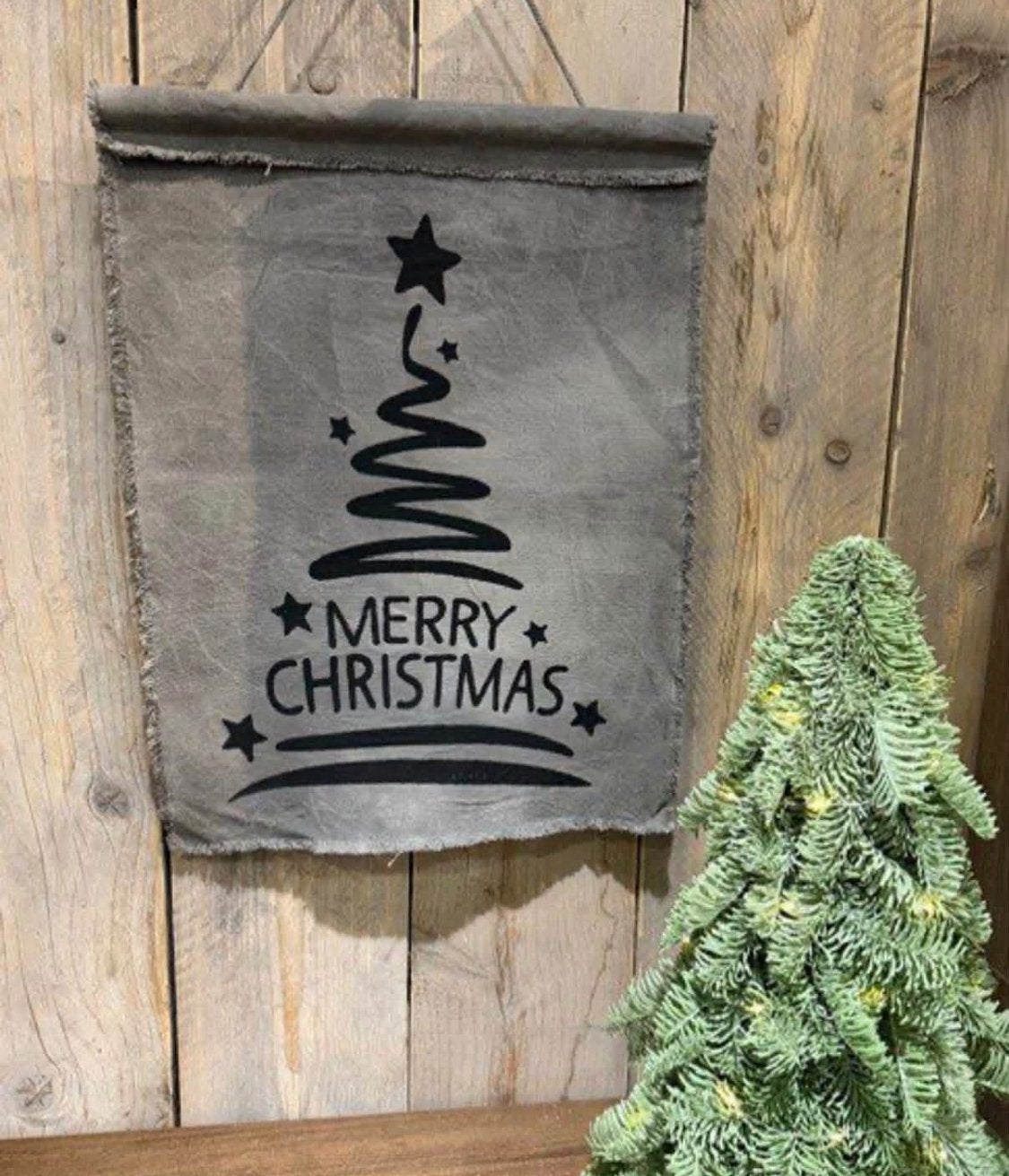 Wanddoek merry christmas, Diversen, Ophalen of Verzenden, Nieuw