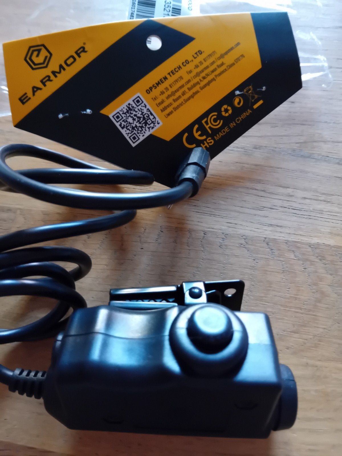 Earmor PTT-kabel voor microfoon - Nieuw, Ophalen of Verzenden, Nieuw, Overige typen