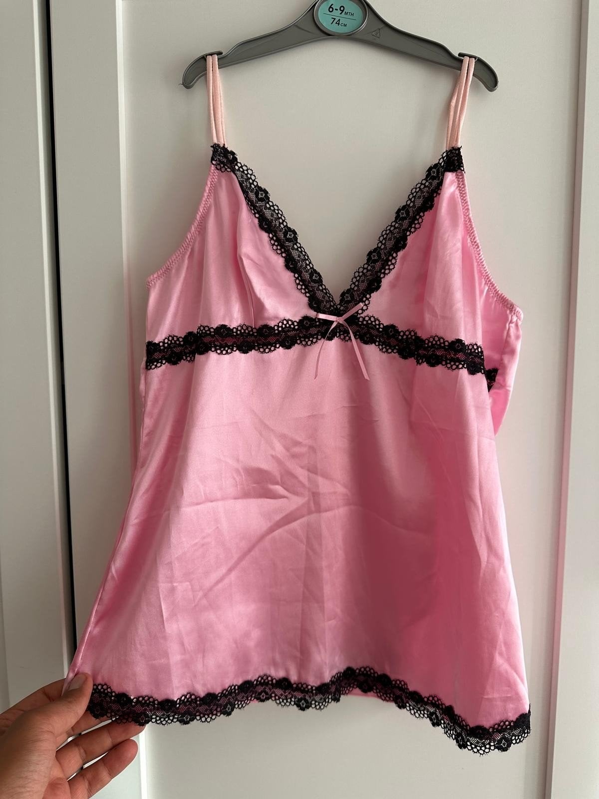 Hunkemöller roze nachthemd met kant, Kleding | Dames, Hunkemöller, Verzenden, Roze, Nachtkleding