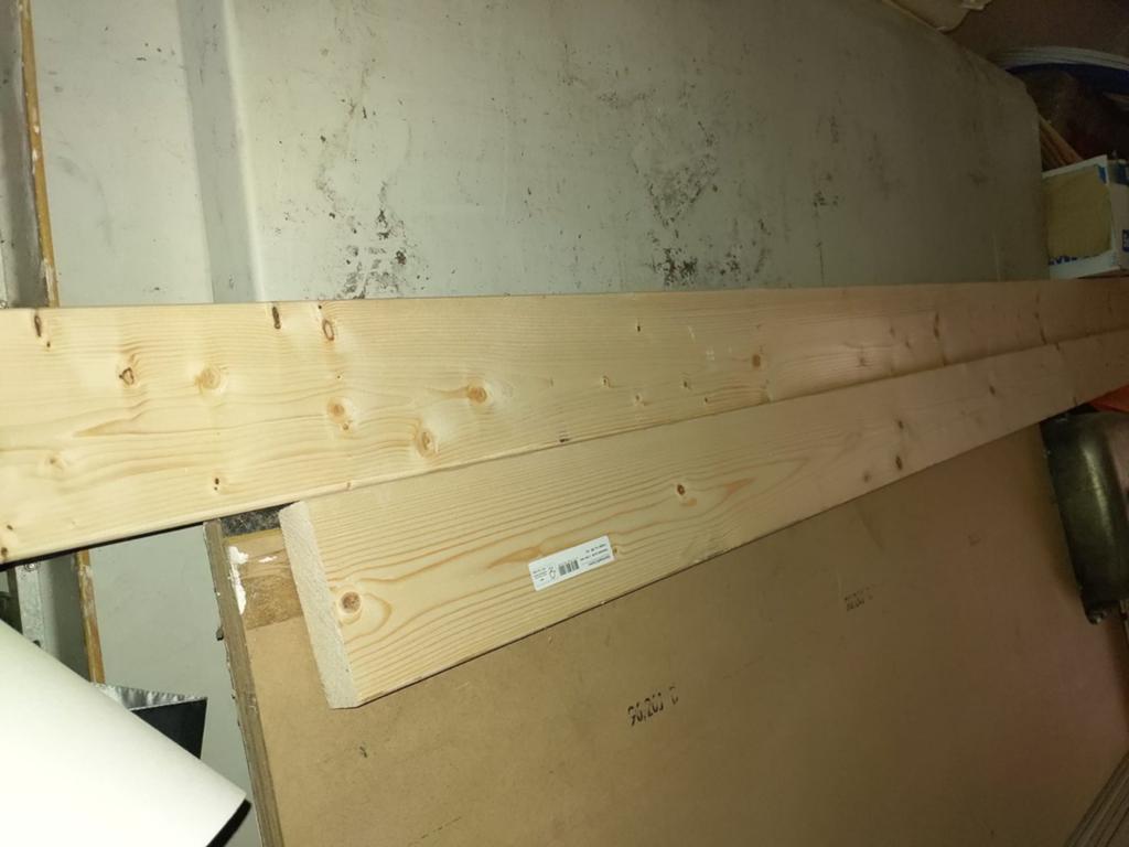 Balken vren geschaafd 144 x 44mm, 360 cm lang., Tuin en Terras, Palen, Balken en Planken, Ophalen