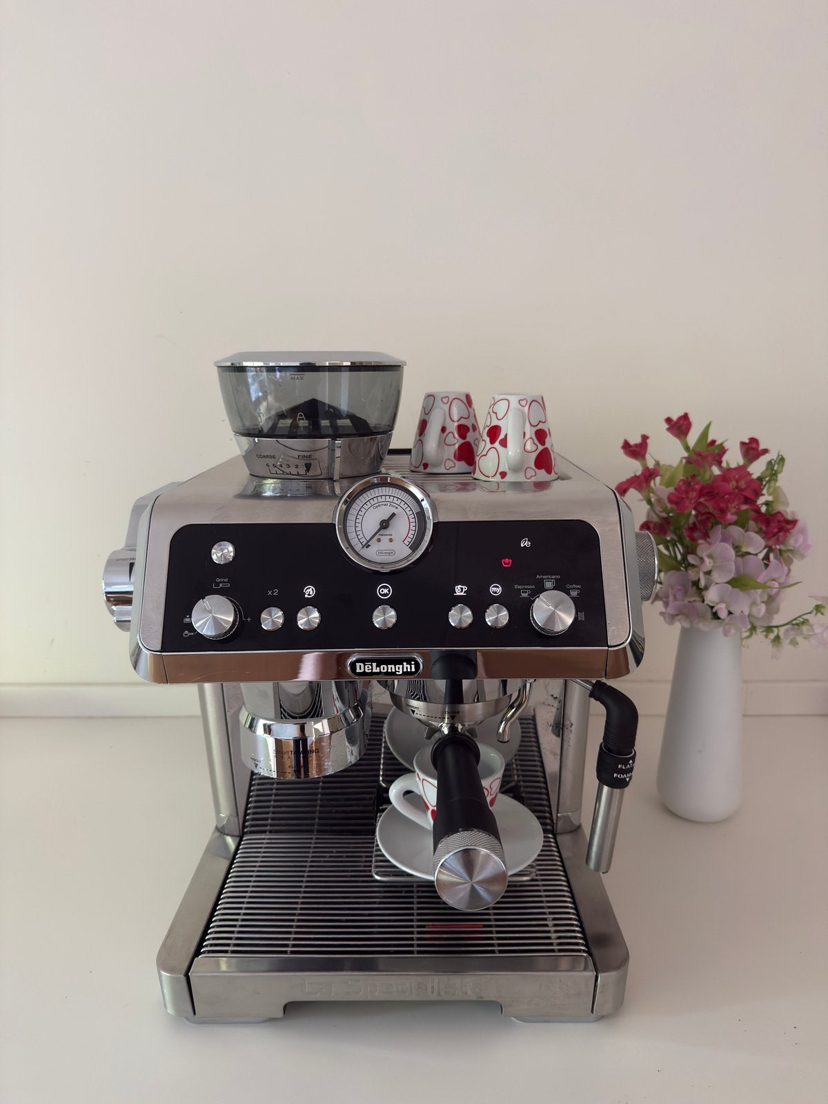 DeLonghi La Specialista EC9335.M Espressoapparaat, Espresso apparaat, Zo goed als nieuw, 2 tot 4 kopjes, Afneembaar waterreservoir