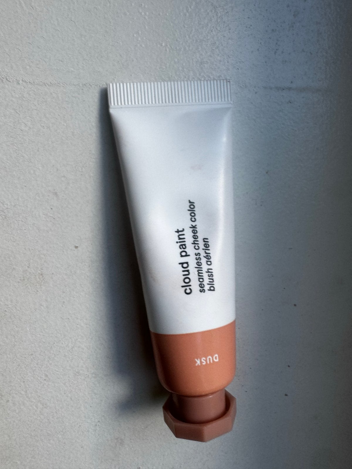 Glossier Cloud Paint Blush - Dusk, Wangen, Verzenden, Oranje, Zo goed als nieuw