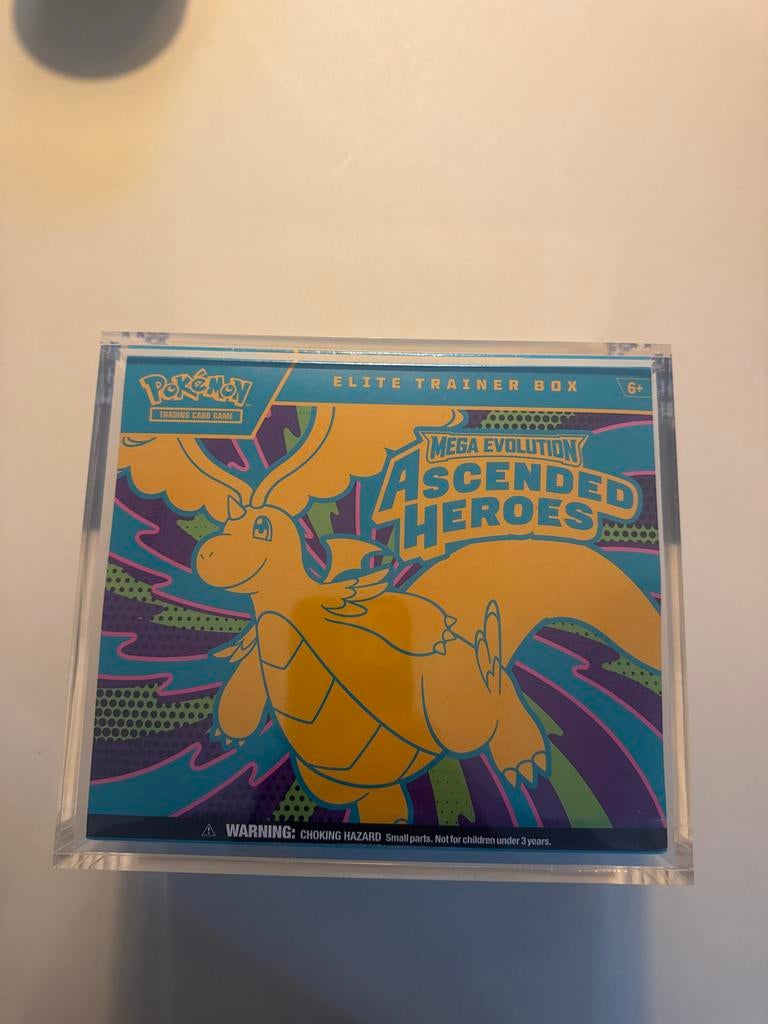 Pokémon Elite Trainer Box: Mega Evolution Ascended Heroes, Ophalen of Verzenden, Boosterbox, Foil