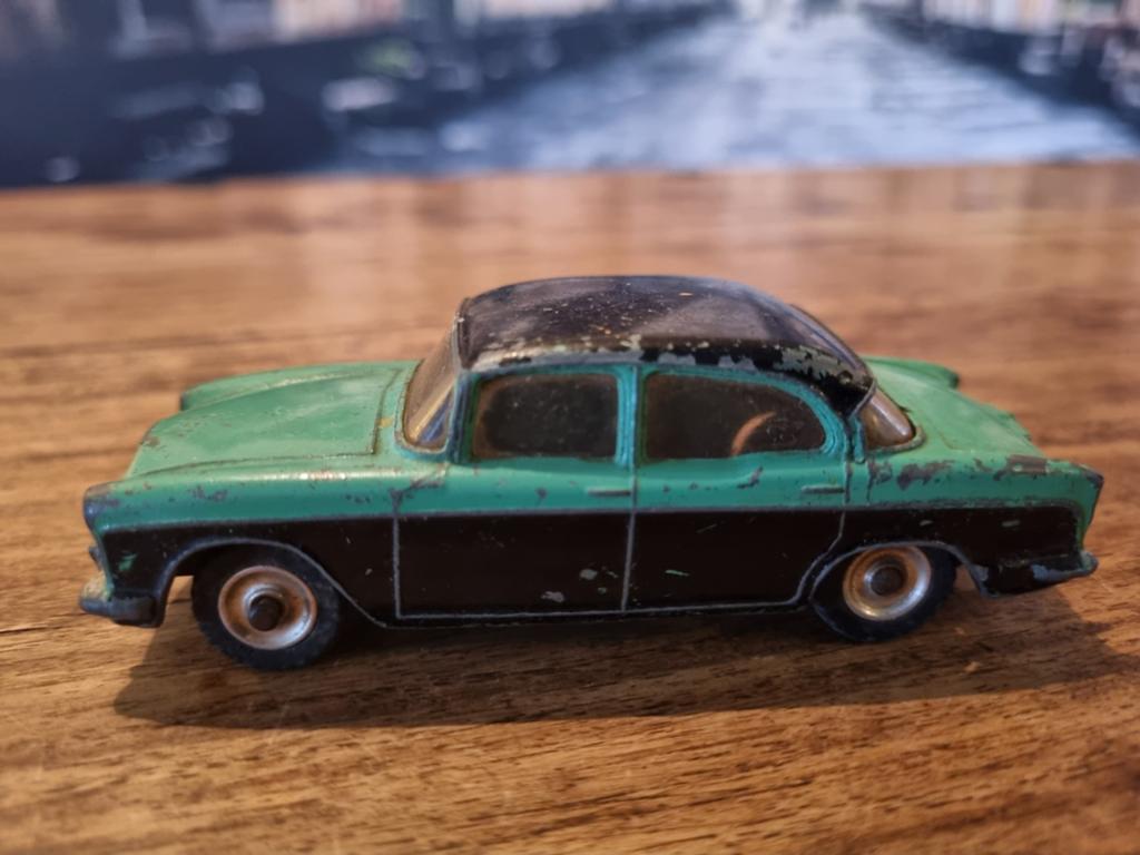 Vintage Dinky Toys Humber Hawk - Groen/Zwart, Antiek en Kunst, Antiek | Speelgoed, Ophalen of Verzenden