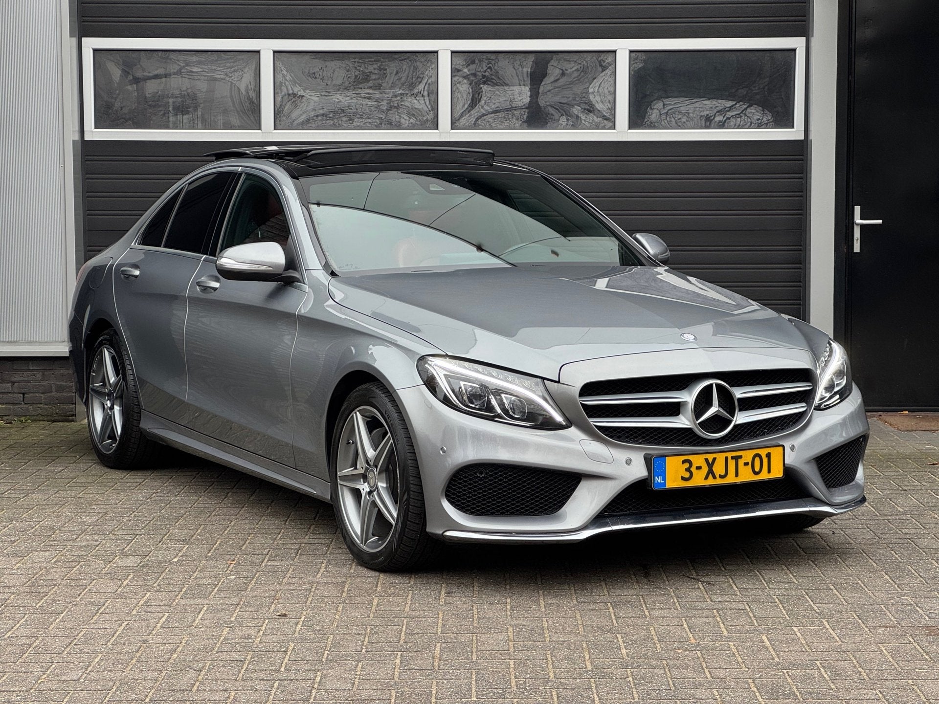 Mercedes-Benz C-klasse 200 Amg Sport, Pano, Multibeam, Camer, Auto's, Automaat, Euro 6, 4 cilinders, 184 pk