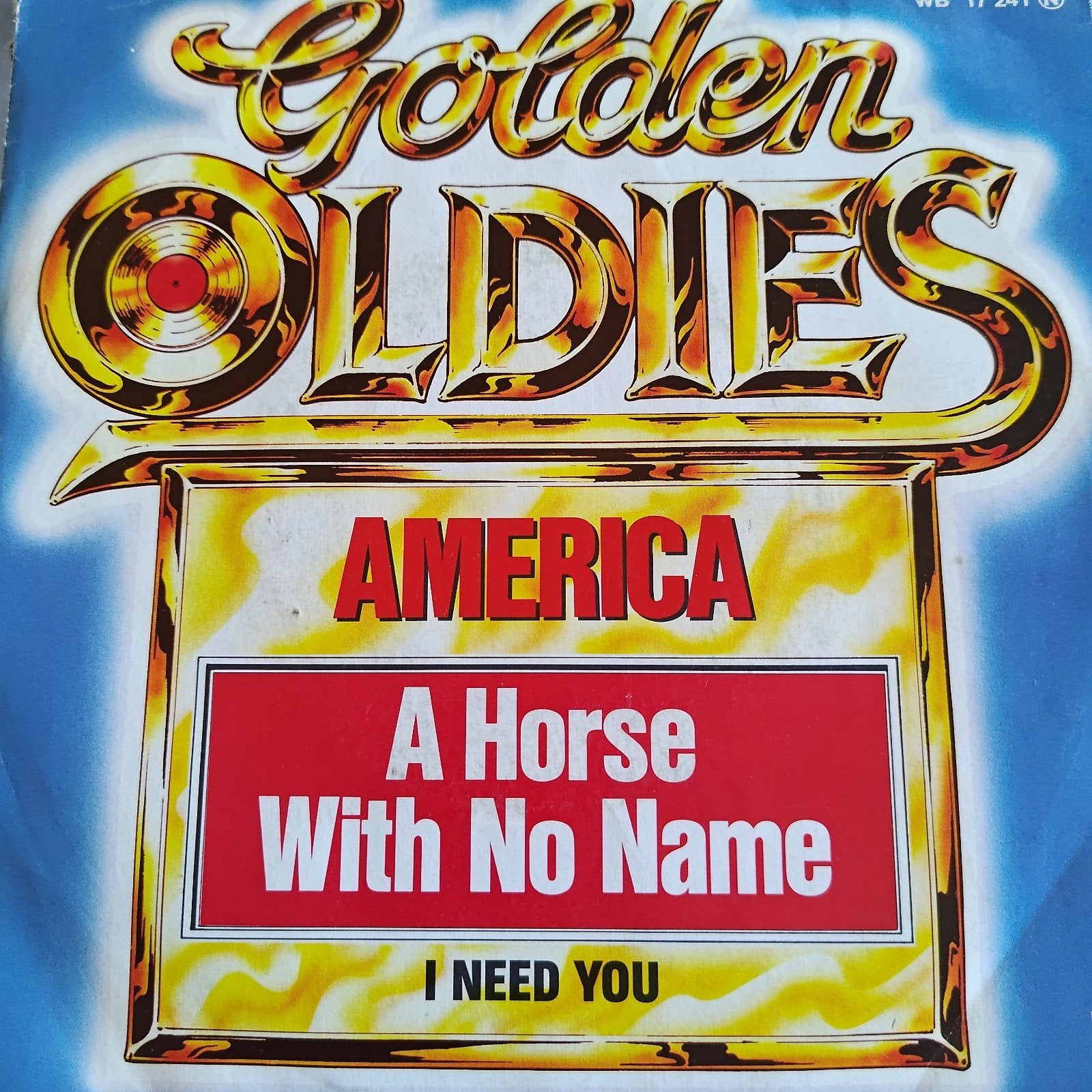 America - A Horse With No Name / I Need You (Golden Oldies), Cd's en Dvd's, Vinyl Singles, Ophalen of Verzenden, Gebruikt