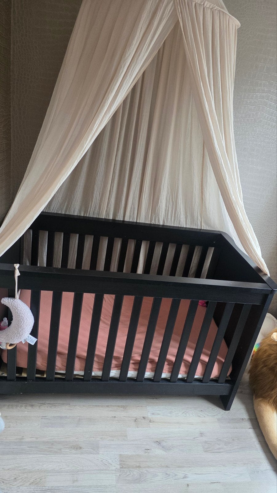 Complete babykamer: Ledikant, Commode en Wandplank, Ophalen, Gebruikt, 50 tot 70 cm, 75 tot 100 cm