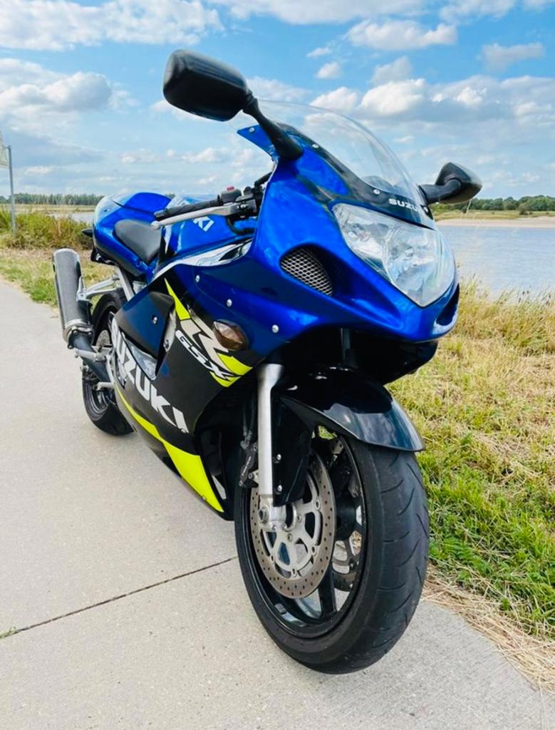 Suzuki GSX-R 600 Sportmotor - Blauw/Zwart met Laser Hotcam, Ophalen of Verzenden, Gebruikt