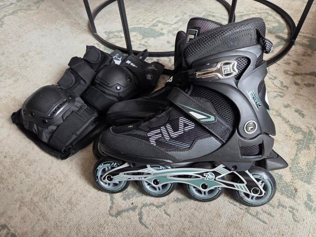 Fila Primo Inline Skates 46 (incl. Bescherming), Sport en Fitness, Skeelers, Overige merken, Heren, Ophalen of Verzenden, Zo goed als nieuw